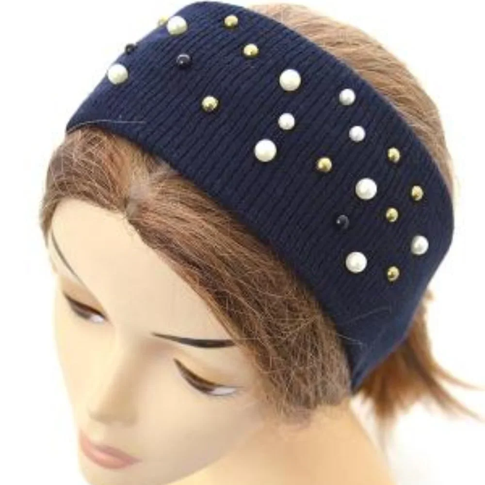 New! Pearl Studded Head Band/Ear Warmer